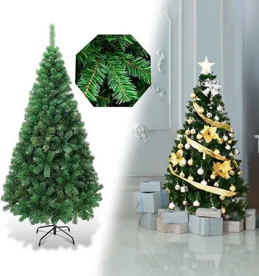 Produktbild von Famanu Kunstweihnachtsbaum 150 cm - Dichte Äste, robuster Metallständer