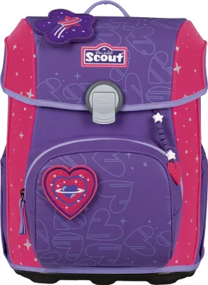 Produktbild von Scout Neo Schulranzen-Set 4 teilig Superflash Extreme Heartbeat