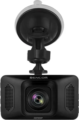 Obrázek produktu pro SENCOR SCR 4200 Kamera do auta s tenkým a kompaktním tělem, 170° pozorovací úhel, G-senzor, displej: 3" LCD, spuštění záznamu při nárazu, detekce pohybu, rozlišení obrazu 1080P