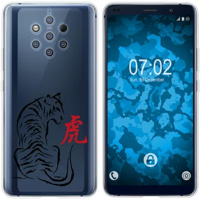 Produktbild von PhoneNatic Case kompatibel mit  Nokia 9 PureView Silikon-Hülle Tierkreis Chinesisch M3