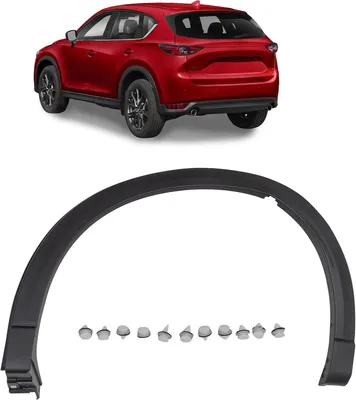 Produktbild von Kotflügelverbreiterung Radlaufleiste Links OEM KB7W51W60F, passend für Mazda CX-5 II KF 2017-2025, hinten, ABS-Kunststoff