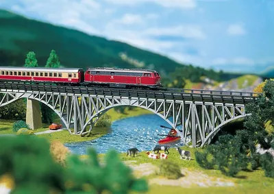 Produktbild von Faller 282915 - 1/220 / Z Stahlträgerbrücke - Neu