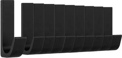 Zdjęcie produktu dla Zestaw (10) samoprzylepnych haczyków do ubrań Ibenzoa® – wykonane z odpornej na korozję, matowej aluminium, wodoodporne, wytrzymujące do 10 kg, idealne do ręczników i kurtek