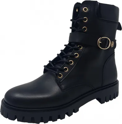 Produktbild von Tommy Hilfiger Buckle Lace UP Bootie Schwarz