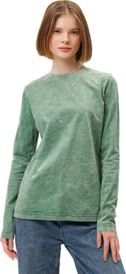 Produktbild von Langarmshirt Damen 3XL - Stonewash - 100% Baumwolle - Bequem und Elegant - Vintage Look