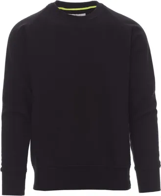 Produktbild von PAYPER Sweatshirt MISTRAL+ Herren Rundhals-Pullover – Hoher Baumwollanteil (70/30), Raglanärmel, V-Naht, 300 g/m² schwarz 4XL