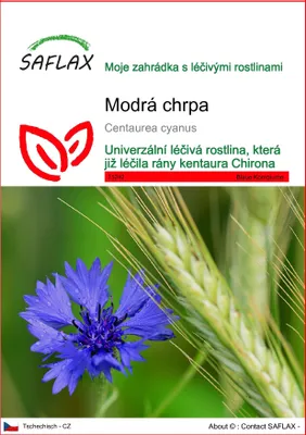 Obrázek produktu pro SAFLAX - Modrá chrpa - Centaurea cyanus - 27000 Semena