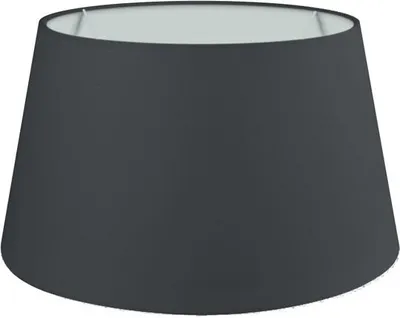 Produktbild von Wogati® Premium Lampenschirm E14/E27 Baumwolle  |Schwarz / Größe: XXL
