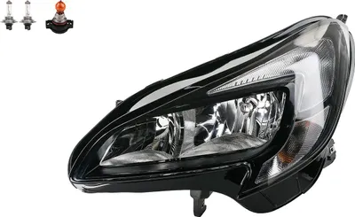 Productafbeelding van Koplampbehuizing met richtingaanwijzer, links, geschikt voor Opel Corsa E. Lamp: Johns