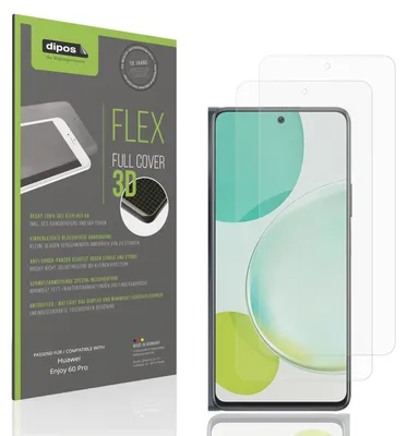 Produktbild von 2x Full Cover Schutzfolie matt für Huawei Enjoy 60 Pro Panzerfolie Anti-Shock