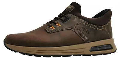 Image de Chaussures de sport pour hommes Rieker, lacets, couleur marron, style décontracté