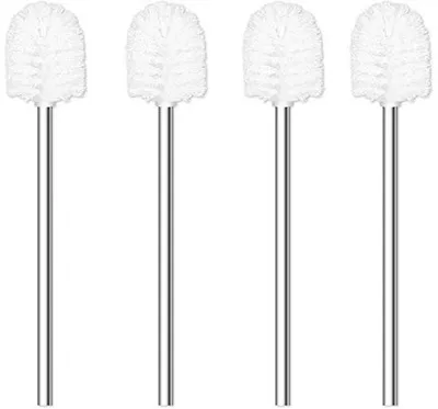 Obrázok produktu pre Toaletná kefa 7,5 cm z nehrdzavejúcej ocele, biela, do kúpeľne