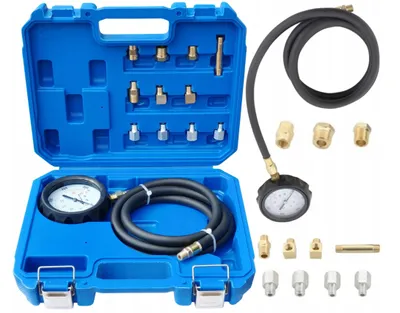 Produktbild von 13-tlg. Öldruckmesser Öldrucktester Öl-Druckprüfer Öldruck Prüfgerät Messgerät