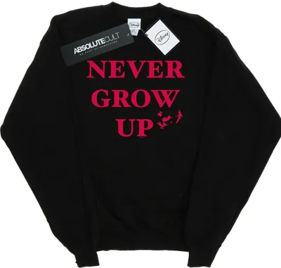 Produktbild von Disney - "Never Grow Up" Sweatshirt für Damen BI32477 (XL) (Schwarz)
