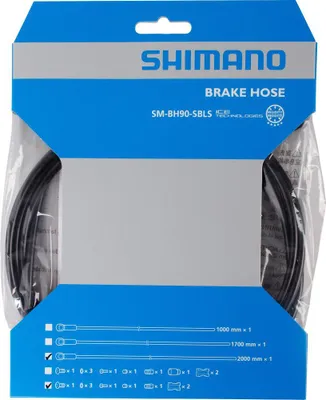 Produktbild von SHIMANO Bremsleitung SM-BH90-SBLS 4K 2000mm - 2000mm