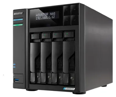 Image de Asustor NAS 4 BAIE Quad-Core 2.0GHz DDR4 - Storage Server - NAS