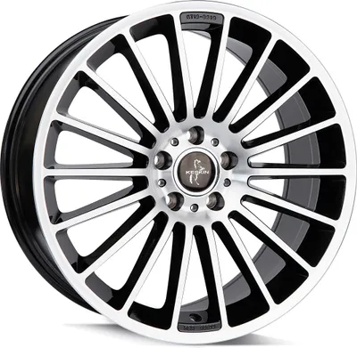 Produktbild von 19 Zoll KESKIN KT15 5x120 ET35 Alufelgen BLACK FRONT POLISH