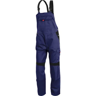 Produktbild von Latzhose marine/schwarz 65%Polyester/35%Baumwolle Gr. 48