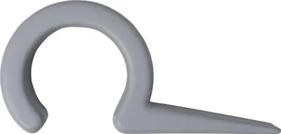 Image de Cale porte amovible REI escargot plastique anthracite 44 x 24 x 90 mm