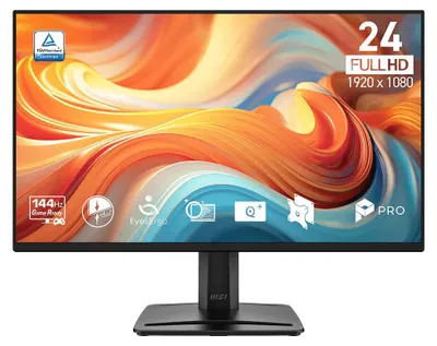 Obrázok produktu pre MSI Pro MP245 E14VL, 60,5 cm (23.8"), 1920 x 1080 px, Full HD, LCD, 4 ms, Čierna