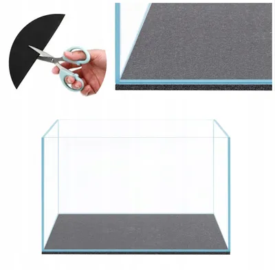 Immagine prodotto di Mata pod Acquario in polietilene 120x50 cm, 6 mm, antishock, protezione fondo per acquario pesci