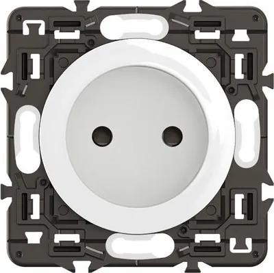 Image de Prise Céliane 2p Blanc Legrand Prise électrique 2p Sans Terre Modulaire - Legrand