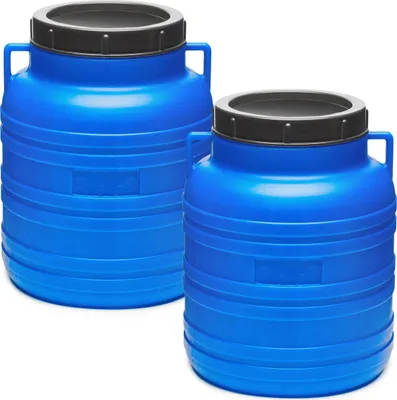 Produktbild von Set 10 Liter Futtertonne BPA-frei Universalfass mit Deckel Regentonne