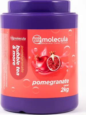 Produktbild von Popping Boba I Molekularer Kaviar Bubble Tea, Bubbles, Bubble tea Perlen 2kg I Granatapfel