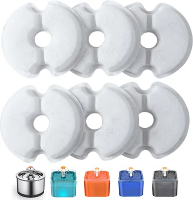 Produktbild von Katzenbrunnenfilter 2–2,5 L, Aktivkohle + Harz, dreifache Filtration.