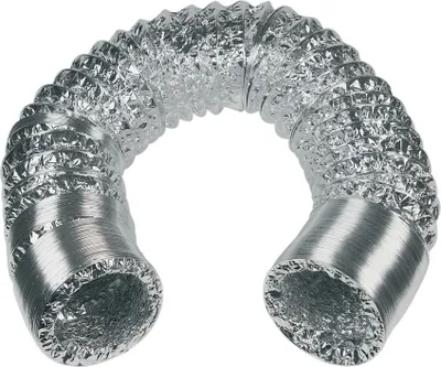Produktbild von Abluftschlauch 100er ALU Universal easyPART 1000027768-000 10m Trockner Abzugshaube Klima Aluminium Stahlspirale schwere Ausführung