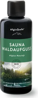 Produktbild von Saunaaufguss Waldaufguss Saunaduft mit Latschenkiefer, Alpenzirbe, Fichte und Minze