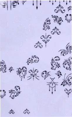 Image de Sticker à ongles fin autocollant motif ornements F566