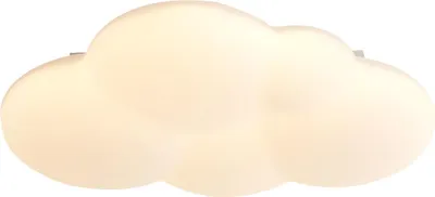 Produktbild von LED Wolken Deckenleuchte Kinderzimmer, 24W, Dimmbar 3000–6500K, Memory-Funktion, Nachtlicht, 30×23×8cm