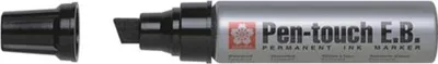 Produktbild von Bruynzeel Marker Schwarz extra breit 4 Stück - Permanentmarker