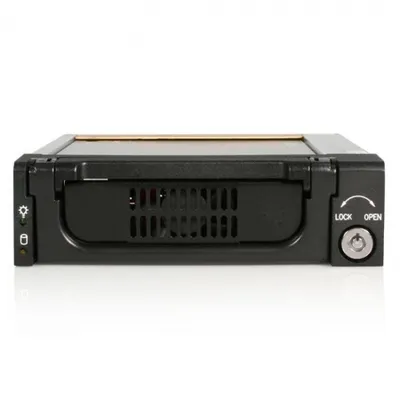 Obrázek produktu pro StarTech.com DRW150SATBK, 13,3 cm (5.25"), Panel pro vyměnitelný HDD, Černá, 3.5", SATA, Serial ATA II, Serial ATA III, Hliník