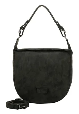 Produktbild von Fritzi aus Preußen Schultertasche Jazy01 Dotty Hobo Bag Black Idol dunkelgrau