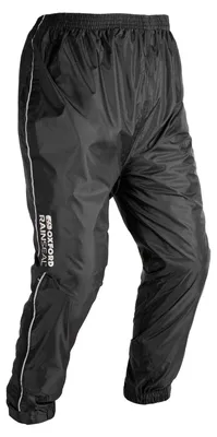 Obrázok produktu pre Nepremokavé nohavice cez oblečenie, motocyklové - čierne - veľkosť 5XL