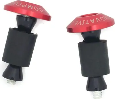 Produktbild von Lenker-Antivibrationsgewichte Rot für Honda Kawasaki Yamaha Suzuki