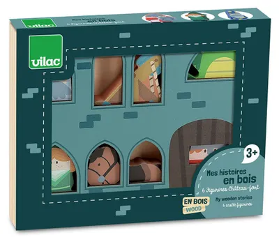 Image de Vilac : Figurines en bois, château