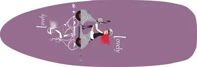 Produktbild von MSV Bügelbrettbezug Bügeltischbezug "Lovely" 125 x 43 x 0,1cm