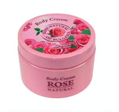 Obrázok produktu pre Rose Natural of Bulgaria krém na tvár a telo s ružovou vodou bez parabénov 300ml