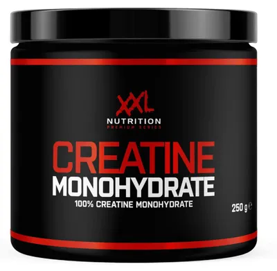 Produktbild von Kreatin Monohydrat Pulver | XXL Nutrition Creatin Monohydrat Geschmacksneutral 250 g | Creatine für Kraft, Leistung & Muskelaufbau