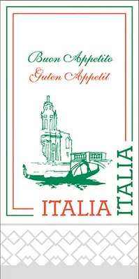 Produktbild von Tissue Serviette Italia, 40 x 40 cm, 1/8 Falz, 125 Stück - Mank