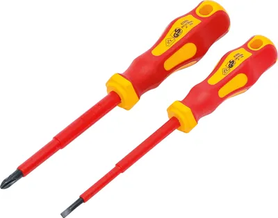 Immagine prodotto di BGS 35812 Set di cacciaviti VDE per elettricisti, 2 pz.