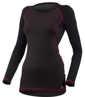 Produktbild von DITA Damen zweifarbiges Merino-Langarm-T-Shirt