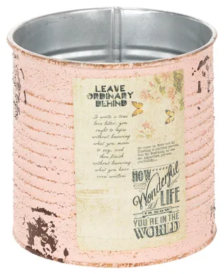 Produktbild von Shabby Chic Dekodose für Blumen und Kräuter aus Metall