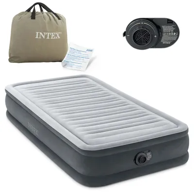 Produktbild von Intex 67766ND, Einzelmatratze, Rechteck, Drinnen, Integrierte Luftpumpe