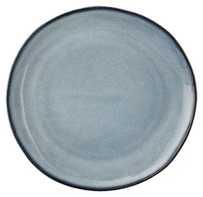 Produktbild von 6x Kuchenteller Frühstücksteller SANDRINE blau D. 22cm Keramik Bloomingville