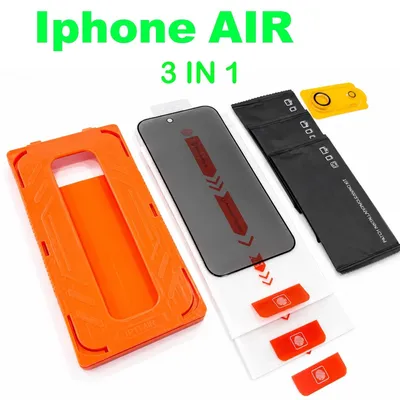 Produktbild von 3x Panzerfolie 1 Kameraschutz Für iPhone Air glas Blickschutz + Anbringhilfe