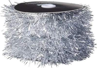 Obrázek produktu pro Girlanda, 9cm x 10m, stříbrná